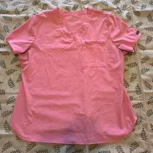 Women's Pink MedCouture Scrub Top